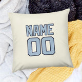 Custom Cream Light Blue Pillowcase