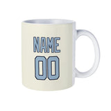 Custom Cream Light Blue Mug