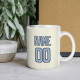 Custom Cream Light Blue Mug