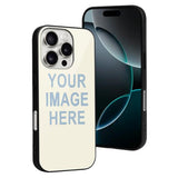 Custom Cream Light Blue Phone Case