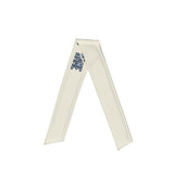 Custom Cream Light Blue Headband