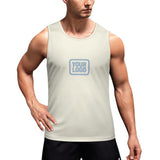 Custom Cream Light Blue Men's Tank Top
