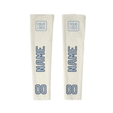 Custom Cream Light Blue Arm Sleeve