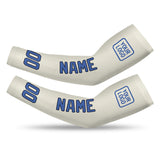Custom Cream Sky Blue Arm Sleeve