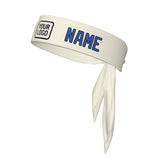 Custom Cream Sky Blue Headband