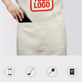 Custom Cream Orange Red Apron