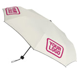Custom Cream Pink Automatic Umbrella