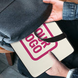 Custom Cream Pink Laptop Bag