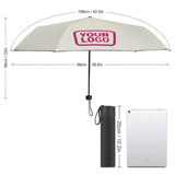 Custom Cream Pink Automatic Umbrella
