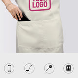 Custom Cream Pink Apron