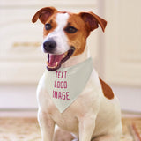 Custom Cream Pink Pet Scarf
