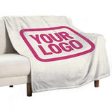Custom Cream Pink Blanket