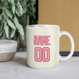 Custom Cream Light Pink Mug