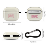 Custom Cream Light Pink AirPods Case (3rd Generation)