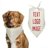 Custom Cream Red Pet Scarf