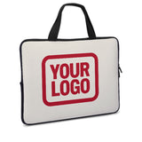 Custom Cream Red Laptop Bag