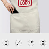 Custom Cream Red Apron