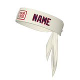 Custom Cream Purple Headband
