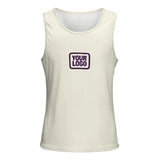 Custom Cream Purple Men's Tank Top