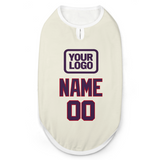 Custom Cream Purple Pet Vest
