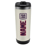 Custom Cream Purple Stainless Steel Water Cup