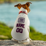 Custom Cream Purple Pet Vest