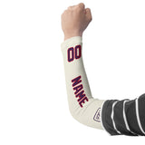 Custom Cream Purple Arm Sleeve