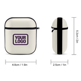 Custom Cream Purple AirPods Case