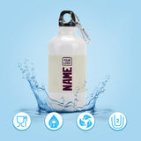 Custom Cream Purple Sports Bottle