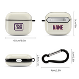 Custom Cream Purple AirPods Case (3rd Generation)