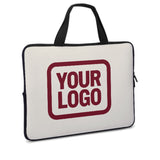 Custom Cream Crimson Red Laptop Bag