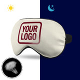 Custom Cream Crimson Red Sleep Mask