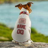 Custom Cream Copper Rose Pet Vest