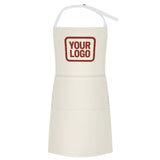 Custom Cream Coral Red Apron