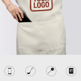 Custom Cream Coral Red Apron