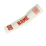 Custom Cream Orange Red Arm Sleeve