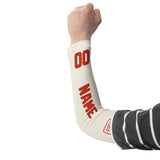 Custom Cream Orange Red Arm Sleeve
