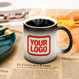 Custom Cream Orange Red Magic Mug