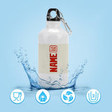 Custom Cream Orange Red Sports Bottle