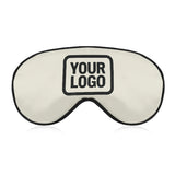 Custom Cream Black Sleep Mask