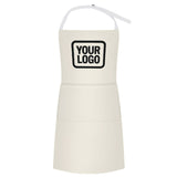 Custom Cream Black Apron