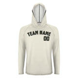 Custom Cream Olive UV-Hoodie