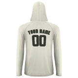 Custom Cream Olive UV-Hoodie