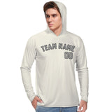 Custom Cream Gray UV-Hoodie