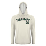 Custom Cream Green UV-Hoodie