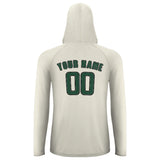 Custom Cream Green UV-Hoodie