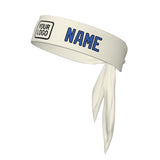Custom Cream Sky Blue Headband