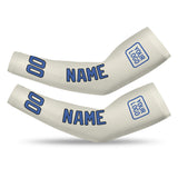 Custom Cream Sky Blue Arm Sleeve