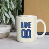 Custom Cream Sky Blue Mug