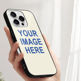 Custom Cream Sky Blue Phone Case